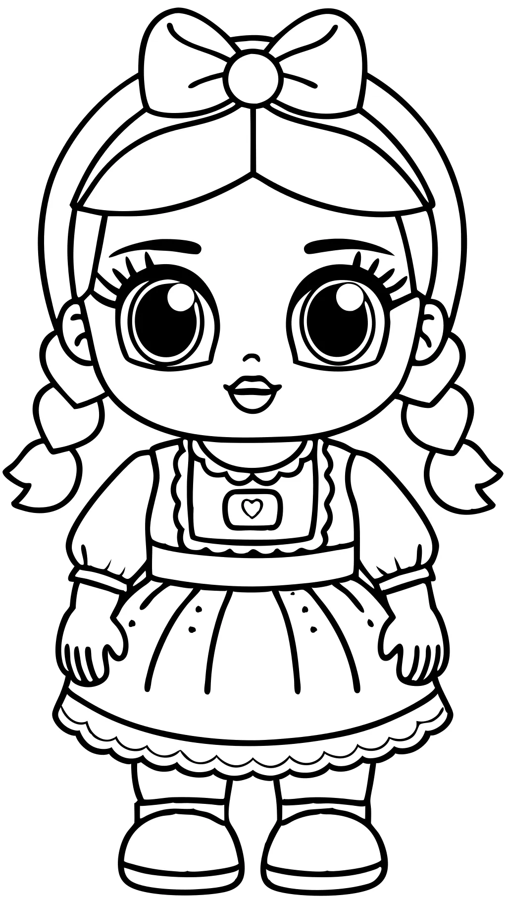 doll coloring pages printable